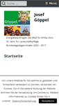 Mobile Screenshot of goeppel.de