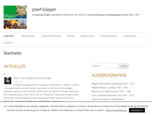 Tablet Screenshot of goeppel.de